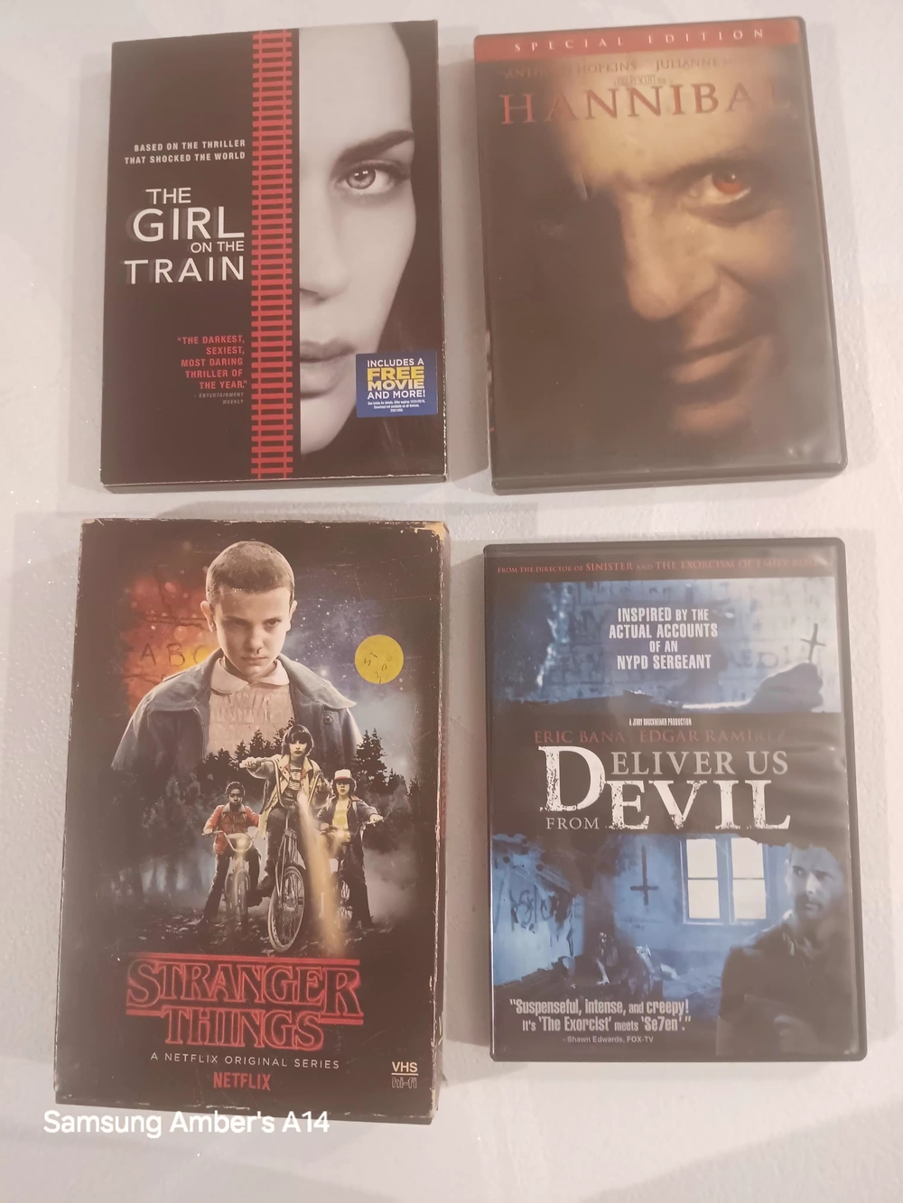 Stranger Things DVD Set - Black & Red Back Covers